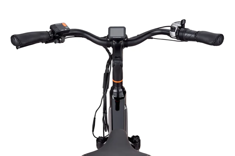 Handlebar cockpit of the RadCity 5 Plus with display and controls