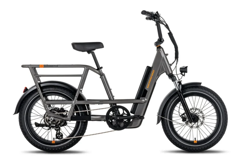 Buy RadRunner 3 Plus Utility Electric Bike | RideNova EV RadRunner 3 Plus utility electric bike with 750W motor, step-through frame, hydraulic disc brakes, and removable battery