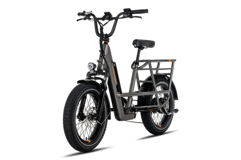 Overview image highlighting the RadRunner 3 Plus electric cargo bike features