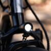 Integrated LED headlight on the Aventon Sinch.2.5 folding electric bike