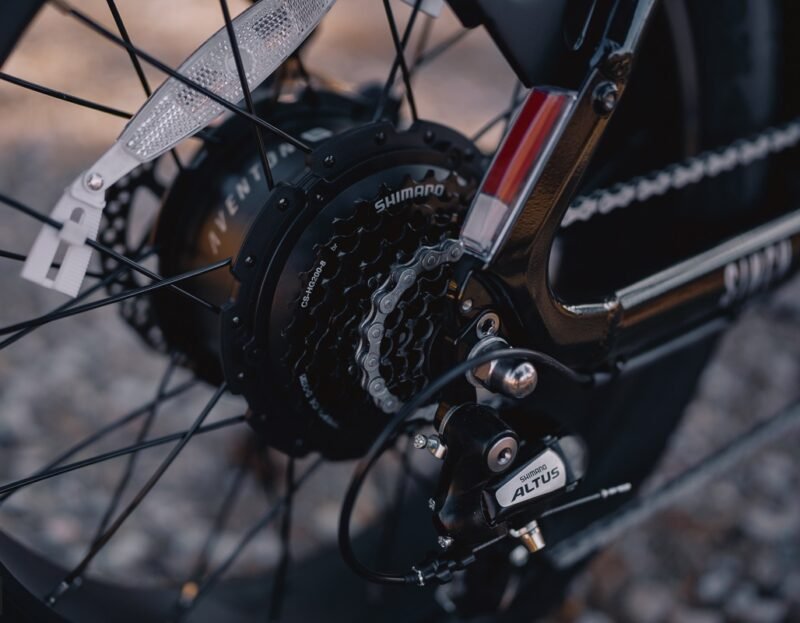 750W rear hub motor on the Aventon Sinch.2.5 folding electric bike