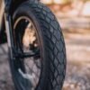 Fat tire tread pattern on the Aventon Sinch.2.5 electric bike