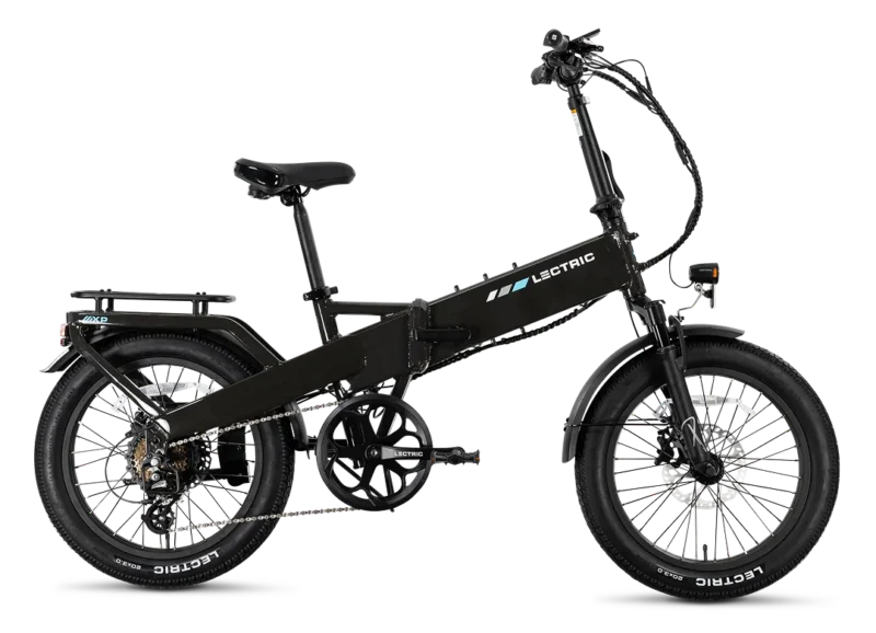 Buy Lectric XP4 folding electric bike with fat tires, hydraulic disc brakes, removable battery, and powerful rear hub motor