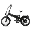 Front suspension fork on the Lectric XP4 folding electric bike