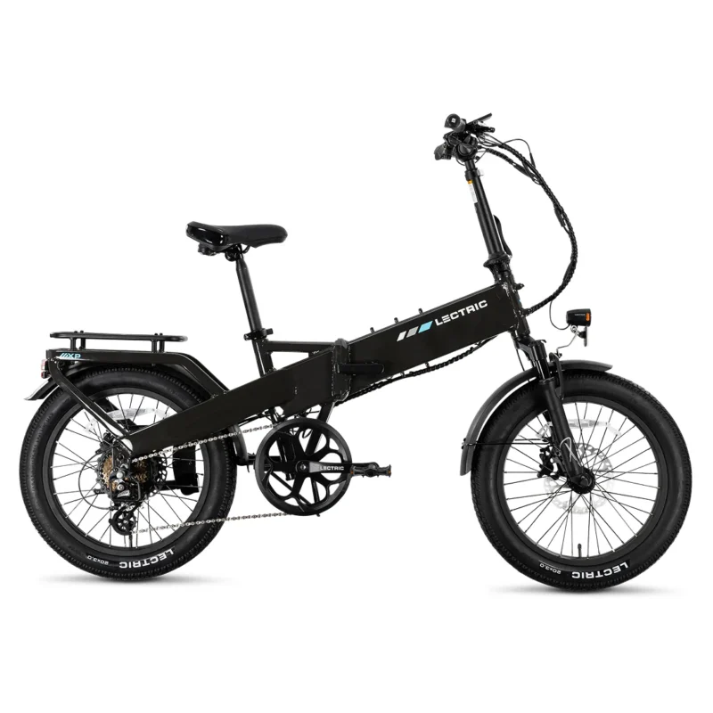 Hydraulic disc brake system on the Lectric XP4 electric folding bike