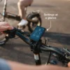 Removable long-range battery on the Lectric XP4 folding electric bicycle