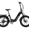 Black Aventon Sinch.2.5 folding electric bike with fat tires and removable battery