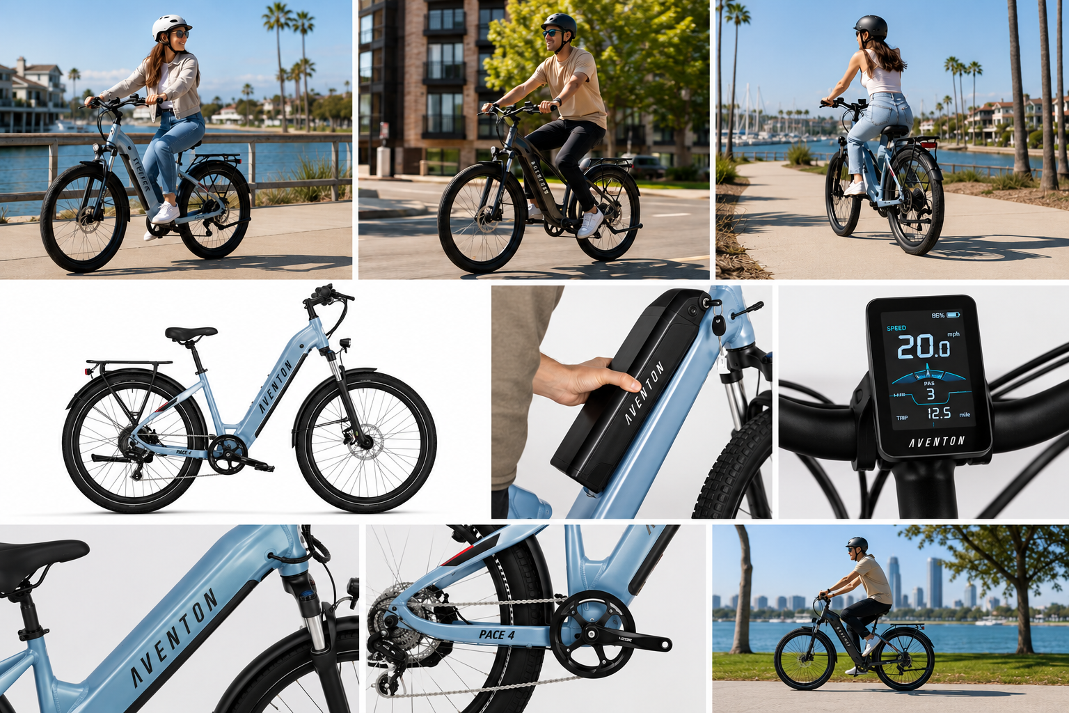 Aventon Pace 4 premium e-bike designed for urban transportation