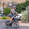 Lectric ONE electric bike during an evening commute