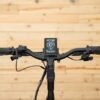 Front wheel and commuter tires on the Lectric ONE electric bicycle