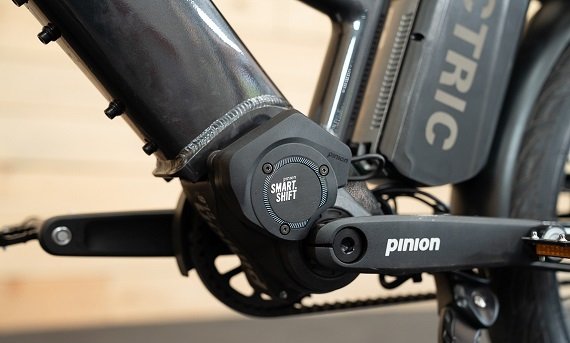 Aluminum frame of the Lectric ONE commuter electric bike