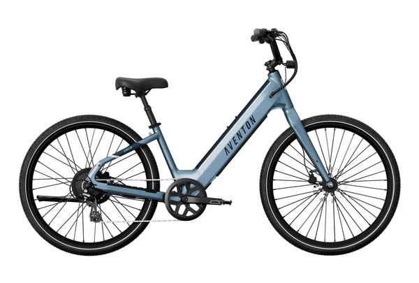 Aventon Pace 4 Step-Through Electric Bike Side profile of the Aventon Pace 4 electric bike with step-through frame