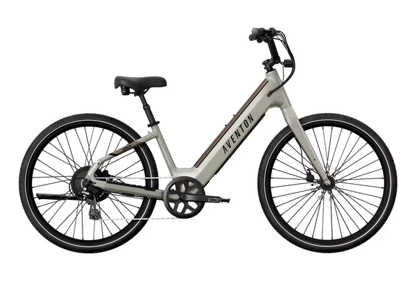 Aventon Pace 4 electric bike side view in Matte Aurora for comfortable city commuting