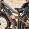 RadRover 6 Plus Charging Port Charging port and battery input on the RadRover 6 Plus electric bike