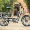 Premium RadRunner 3 Plus electric utility bike with adjustable cockpit, rear rack, and long-range battery
