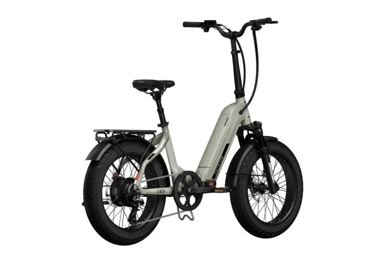 Left side profile of the Aventon Sinch.2.5 Sage folding electric bike