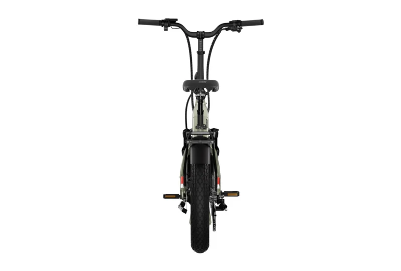 Rear view of the Aventon Sinch.2.5 in Sage color
