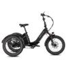 Wide fat tires on the Lectric XP Trike electric tricycle