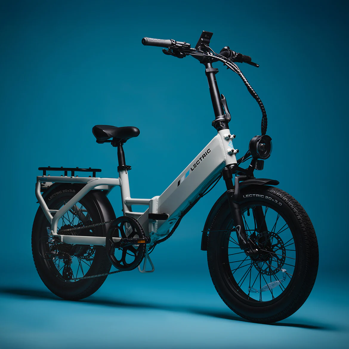 Lectric XP4 folding electric bike with powerful motor long-range battery and fat tires