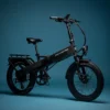 Rear view of the Lectric XP4 electric bike with integrated cargo rack
