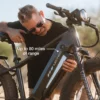 Removable battery on the Lectric XPeak 2.0 electric bike