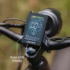 Smart LCD display on the Lectric XPeak 2.0 electric bike handlebars