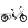 Rear cargo rack on the Lectric XPedition 2.0 electric cargo bike