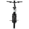Front view of the Lectric XPedition 2.0 cargo electric bike with integrated LED headlight