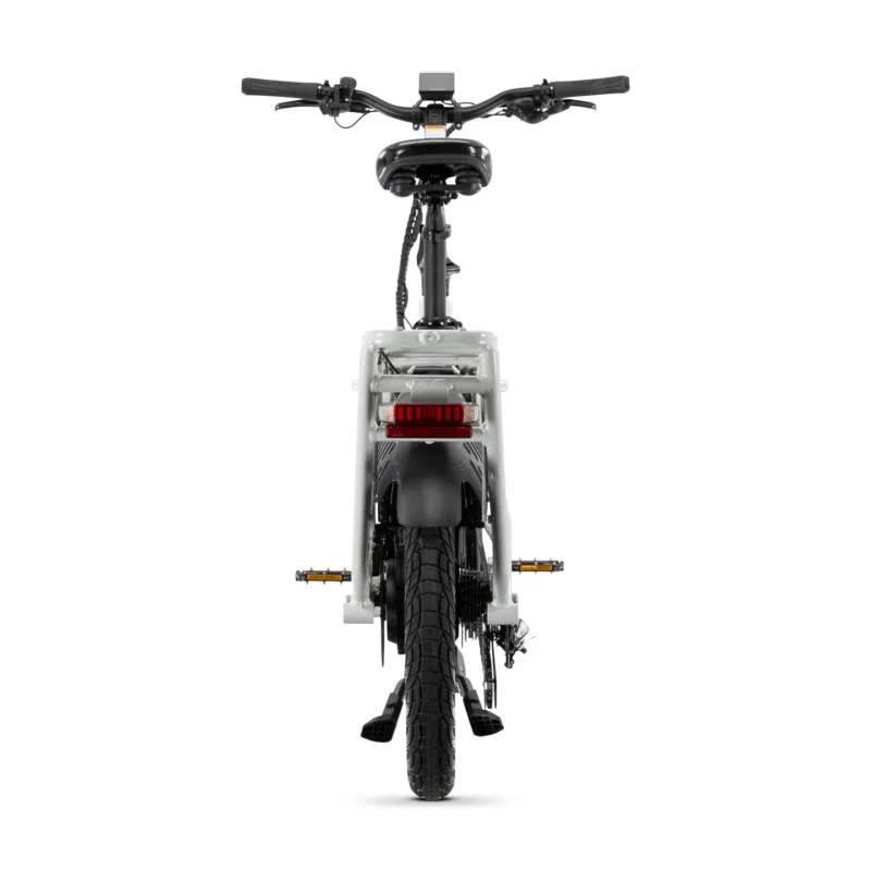Rear view of the Lectric XPedition 2.0 cargo bike
