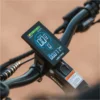 Smart LCD display on the Lectric XPedition 2.0 handlebars