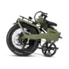 Folded Lectric XP4 electric bike ready for travel in a car or RV