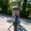 Integrated LED rear light on the RadRunner 3 Plus electric utility bike