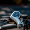 Shimano gear shifter on the RadRunner 3 Plus electric utility bike