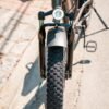 Powerful front LED light on the RadRunner 3 Plus utility electric bike