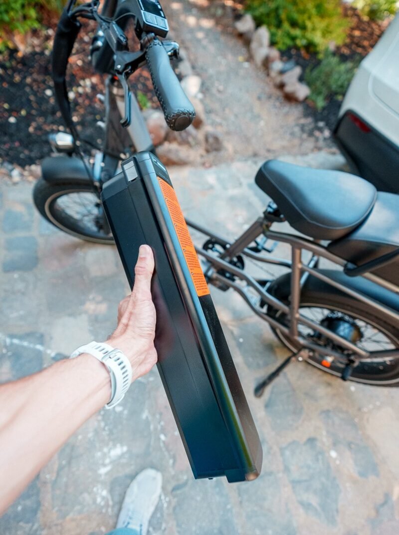 48V 14Ah 672Wh removable lithium-ion battery for the RadRunner 3 Plus electric bike