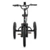 Lectric XP Trike handlebars with ergonomic grips and LCD display