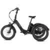 Removable battery installed on the Lectric XP Trike electric tricycle