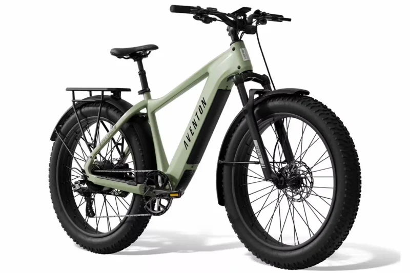 Front view of the Aventon Aventure.3 electric bike