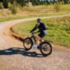 Aventon Aventure.3 electric bike lifestyle photo in a scenic outdoor adventure setting