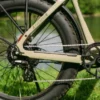 Shimano gear shifter on the Aventon Aventure.3 electric bike
