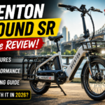 Aventon Abound SR eBike parked on a city street ready for daily commuting