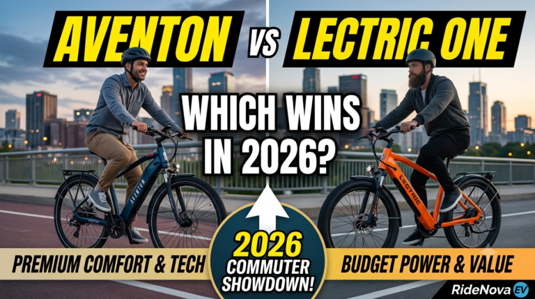 Aventon vs Lectric ONE: 2026 E-Bike Commuter Comparison Visual