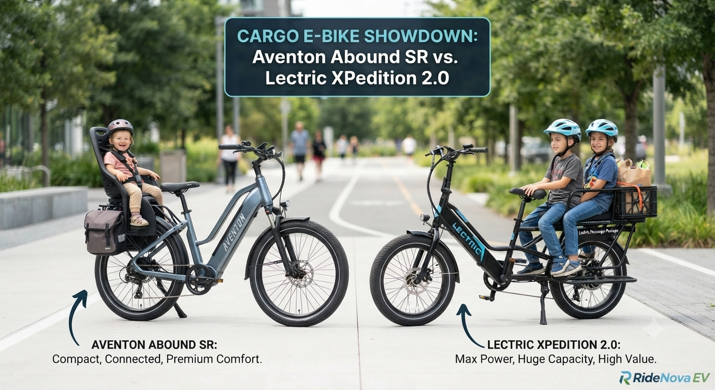 Cargo E-Bike Showdown: Aventon Abound SR vs Lectric XPedition 2.0