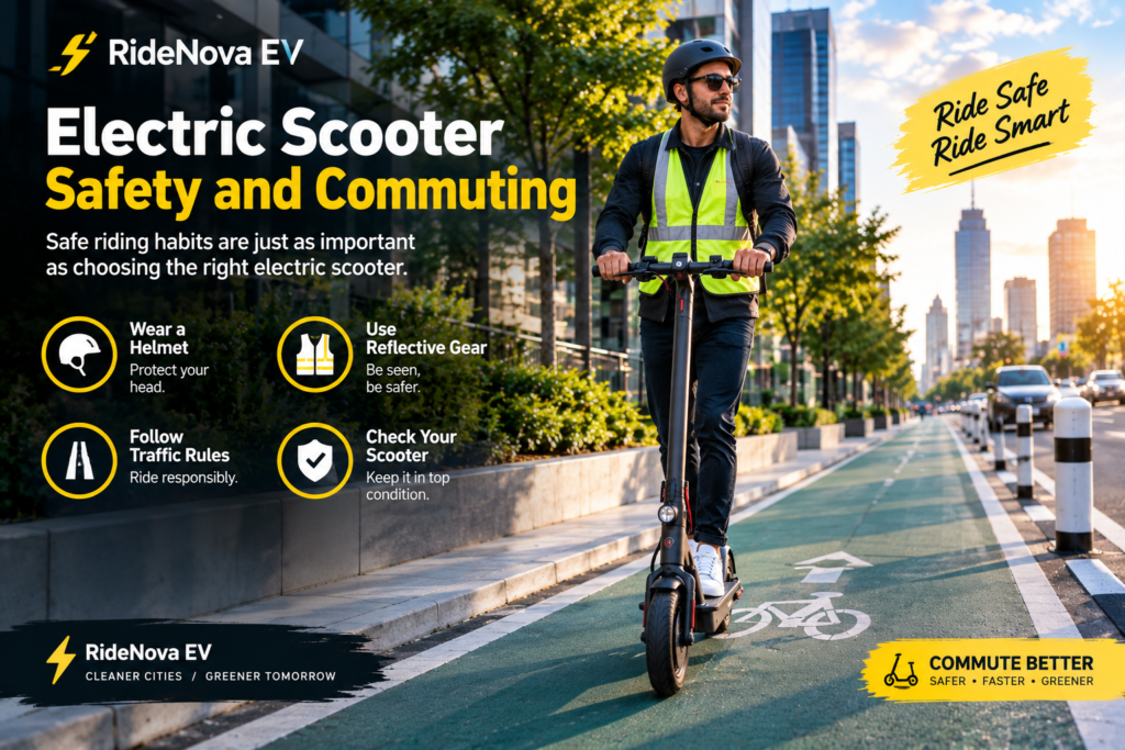 Safe electric scooter commuting in 2026